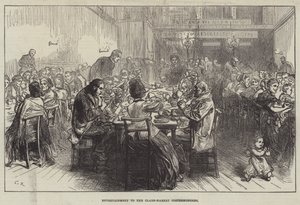 Vermaak voor de Clare-Market straatverkopers door Sir John Charles Robinson